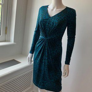 Tahari Leopard dress